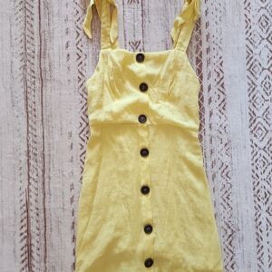 Fashion Nova Sunny Yellow Dress